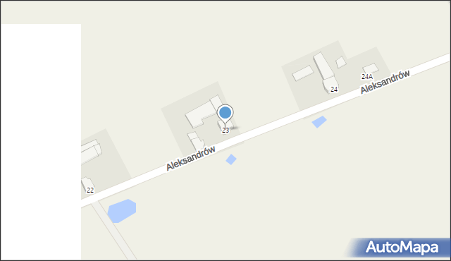 Aleksandrów, Aleksandrów, 23, mapa Aleksandrów