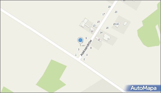 Aleksandrów, Aleksandrów, 5, mapa Aleksandrów