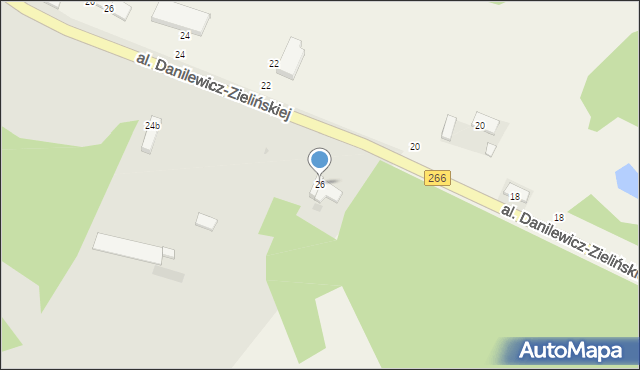 Aleksandrów Kujawski, Aleja Danilewicz Zielińskiej Marii, 26, mapa Aleksandrów Kujawski