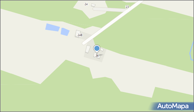 Aleksandrówek, Aleksandrówek, 26, mapa Aleksandrówek