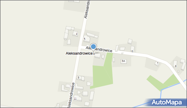 Aleksandrowice, Aleksandrowice, 5A, mapa Aleksandrowice