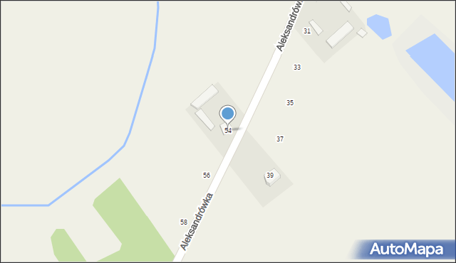 Aleksandrówka, Aleksandrówka, 54, mapa Aleksandrówka