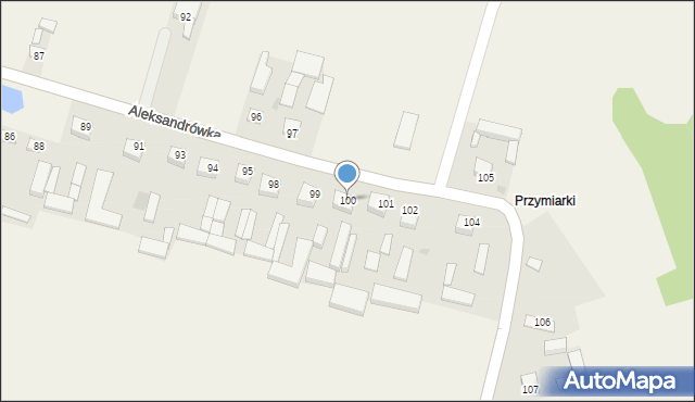 Aleksandrówka, Aleksandrówka, 100, mapa Aleksandrówka