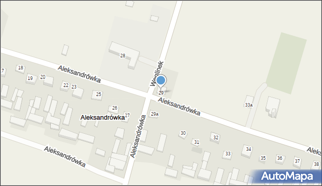 Aleksandrówka, Aleksandrówka, 29, mapa Aleksandrówka