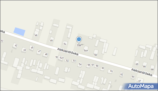 Aleksandrówka, Aleksandrówka, 53a, mapa Aleksandrówka