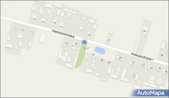 Aleksandrówka, Aleksandrówka, 82, mapa Aleksandrówka