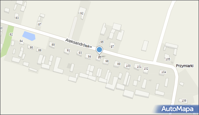Aleksandrówka, Aleksandrówka, 95, mapa Aleksandrówka