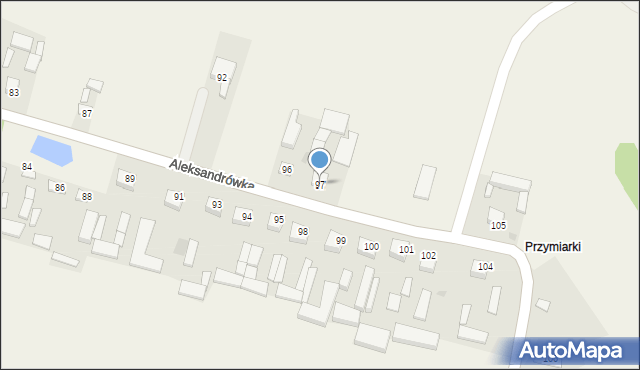 Aleksandrówka, Aleksandrówka, 97, mapa Aleksandrówka