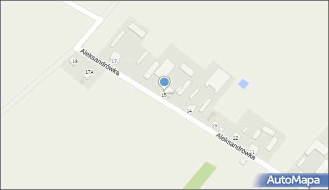 Aleksandrówka, Aleksandrówka, 15, mapa Aleksandrówka