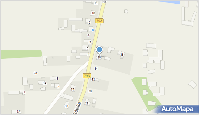 Aleksandrówka, Aleksandrówka, 36, mapa Aleksandrówka