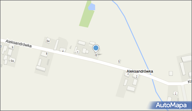 Aleksandrówka, Aleksandrówka, 6, mapa Aleksandrówka