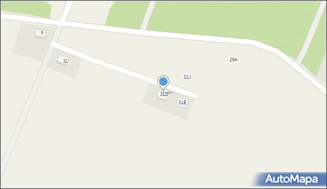 Aleksandrowo, Aleksandrowo, 31D, mapa Aleksandrowo