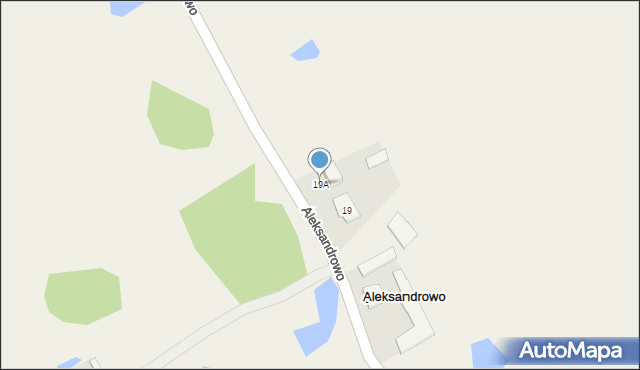 Aleksandrowo, Aleksandrowo, 19A, mapa Aleksandrowo