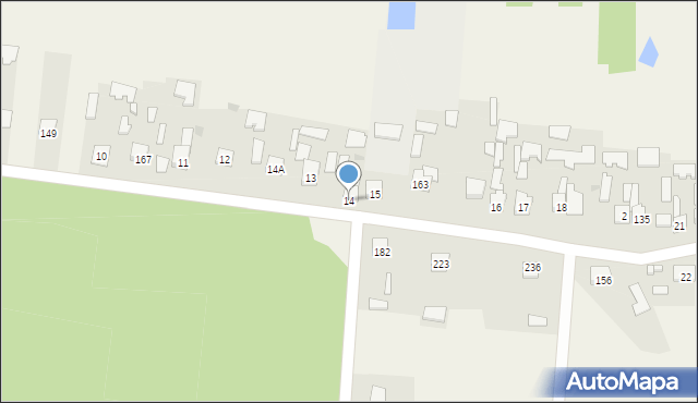 Alfredówka, Alfredówka, 14, mapa Alfredówka