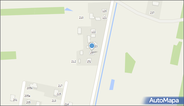 Alfredówka, Alfredówka, 157, mapa Alfredówka