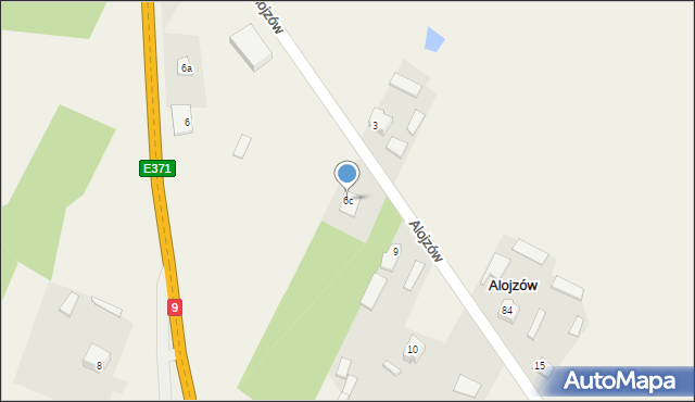 Alojzów, Alojzów, 6c, mapa Alojzów
