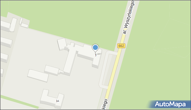 Augustów, Aleja Wyszyńskiego Stefana, ks. kard., 3, mapa Augustów