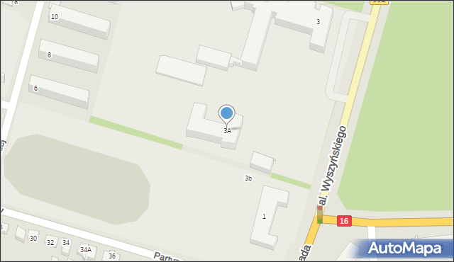 Augustów, Aleja Wyszyńskiego Stefana, ks. kard., 3A, mapa Augustów