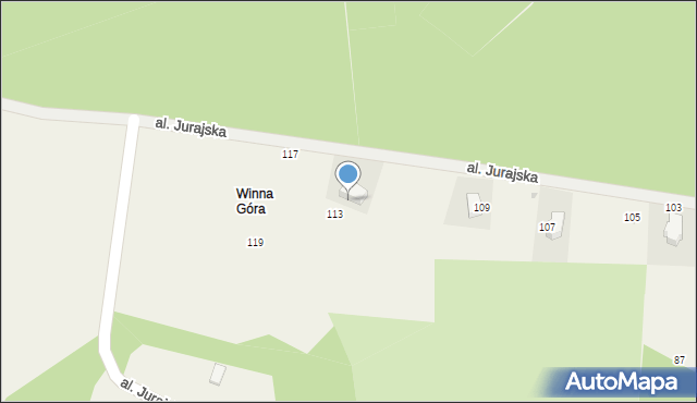 Balice, Aleja Jurajska, 115, mapa Balice