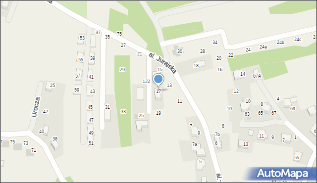 Balice, Aleja Jurajska, 17, mapa Balice