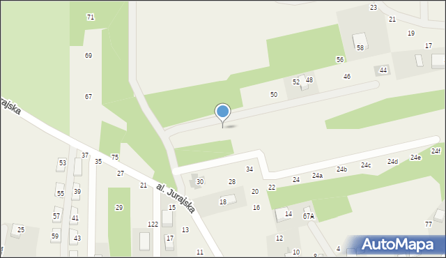 Balice, Aleja Jurajska, 40b, mapa Balice