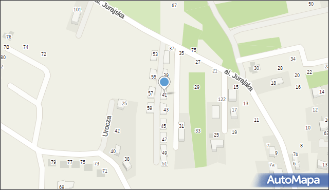 Balice, Aleja Jurajska, 41, mapa Balice