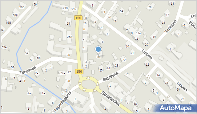 Barlinek, Aleja 1 Maja, 3A, mapa Barlinek