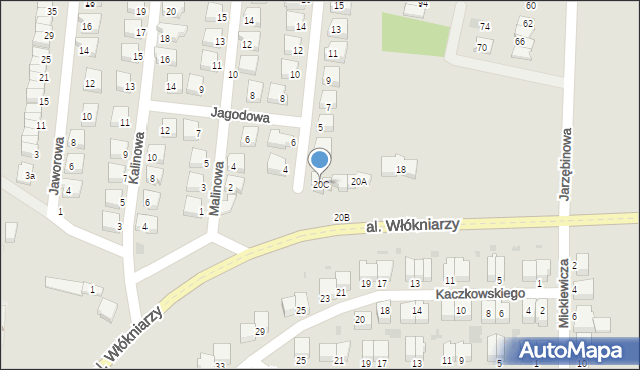 Bełchatów, Aleja Włókniarzy, 20C, mapa Bełchatów