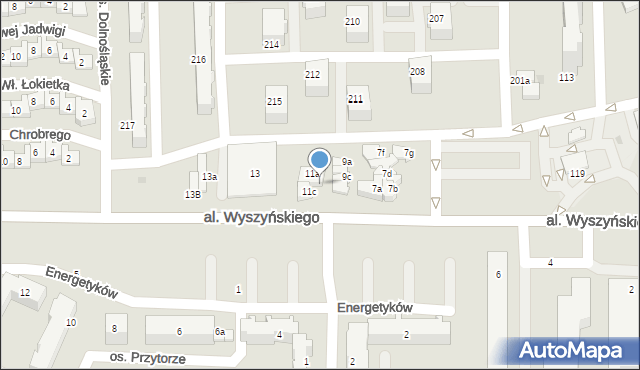 Bełchatów, Aleja Wyszyńskiego Stefana, ks. kard., 11b, mapa Bełchatów