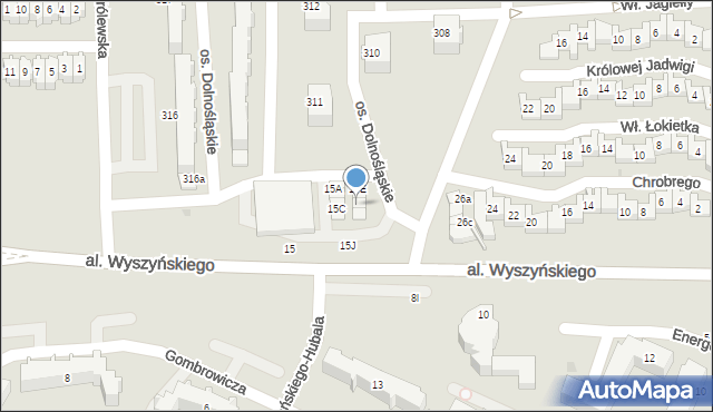 Bełchatów, Aleja Wyszyńskiego Stefana, ks. kard., 15G, mapa Bełchatów