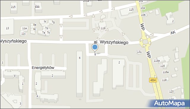 Bełchatów, Aleja Wyszyńskiego Stefana, ks. kard., 4, mapa Bełchatów