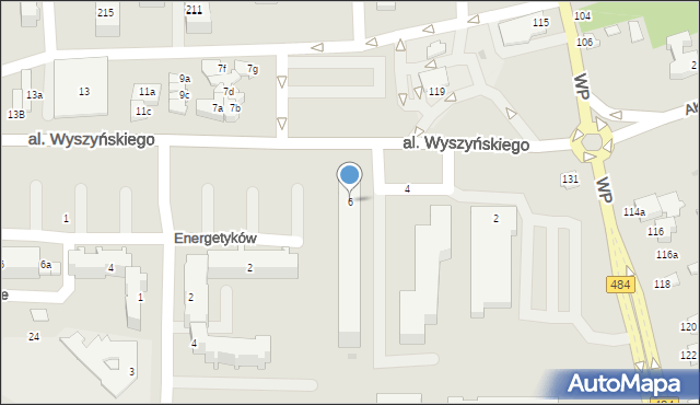 Bełchatów, Aleja Wyszyńskiego Stefana, ks. kard., 6, mapa Bełchatów