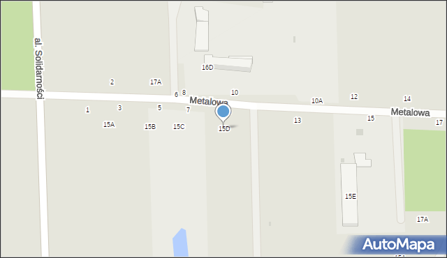 Biała Podlaska, Aleja Solidarności, 15D, mapa Białej Podlaskiej