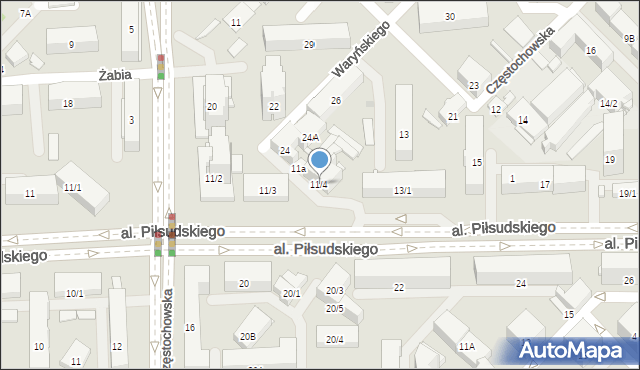 Białystok, Aleja Piłsudskiego Józefa, marsz., 11/4, mapa Białegostoku