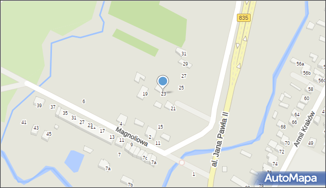 Biłgoraj, Aleja Jana Pawła II, 23, mapa Biłgoraj