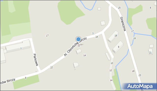 Bircza, Aleje Obrońców Birczy, 12, mapa Bircza