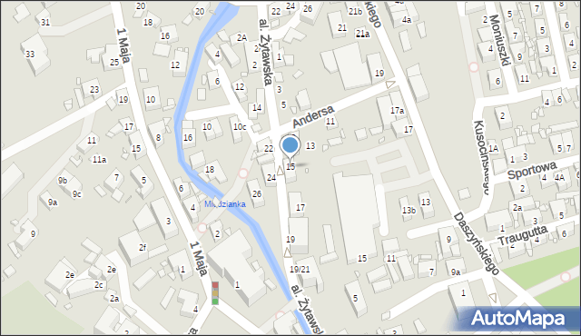 Bogatynia, Aleja Żytawska, 15, mapa Bogatynia