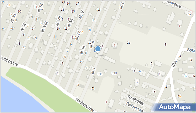 Boguchwałowice, Aleja I, 5, mapa Boguchwałowice