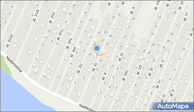 Boguchwałowice, Aleja XI, 9, mapa Boguchwałowice