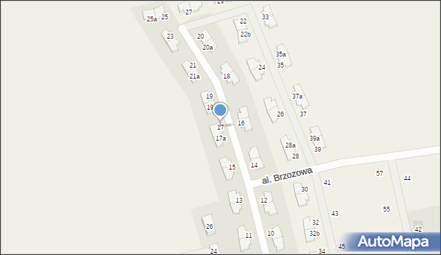 Bojano, Aleja Brzozowa, 17, mapa Bojano