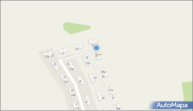 Bojano, Aleja Brzozowa, 33a, mapa Bojano