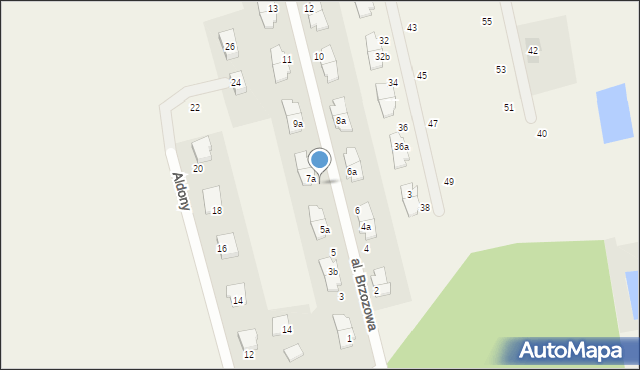 Bojano, Aleja Brzozowa, 9, mapa Bojano