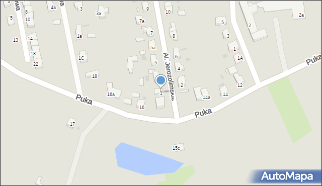 Brzeg Dolny, Aleje Jerozolimskie, 1, mapa Brzeg Dolny