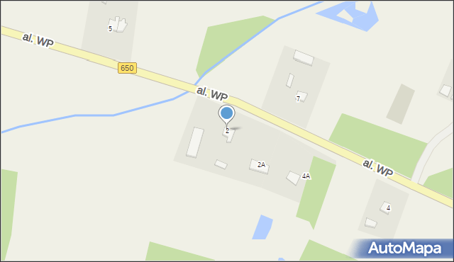 Budry, Aleja Wojska Polskiego, 2, mapa Budry