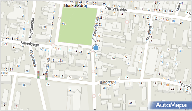 Busko-Zdrój, Aleja Mickiewicza Adama, 1, mapa Busko-Zdrój