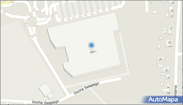 Bydgoszcz, Aleje Jana Pawła II, 115, mapa Bydgoszczy