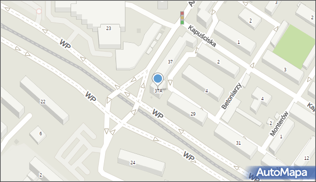 Bydgoszcz, Aleje Prezydenta Kaczyńskiego Lecha, 37A, mapa Bydgoszczy