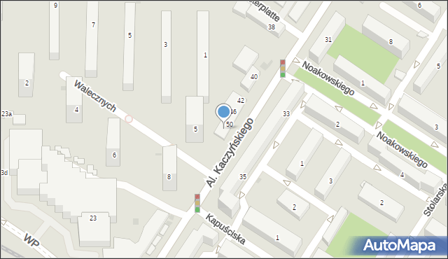 Bydgoszcz, Aleje Prezydenta Kaczyńskiego Lecha, 52, mapa Bydgoszczy