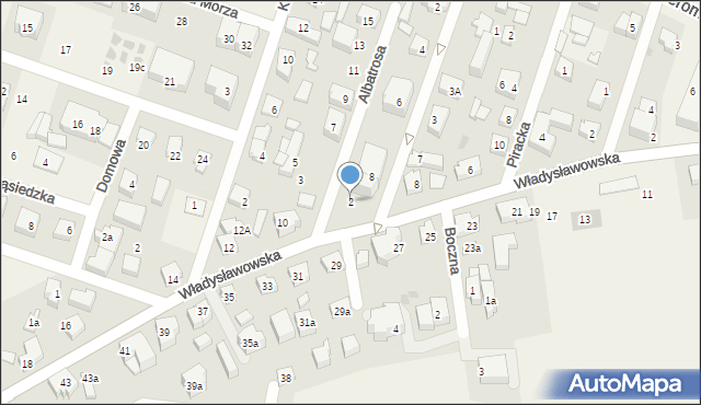 Chłapowo, Albatrosa, 2, mapa Chłapowo