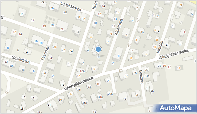 Chłapowo, Albatrosa, 3, mapa Chłapowo